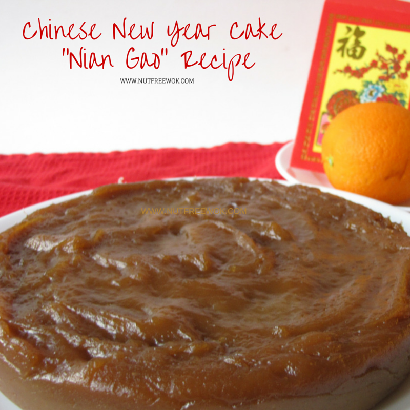 Chinese New Year Cake Nian Gao Recipe