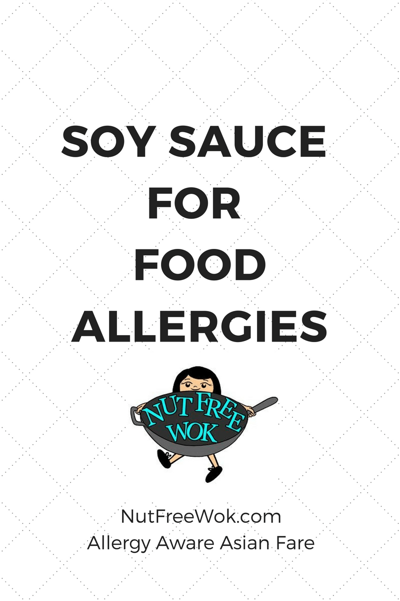 Soy Sauce for food allergies nut free wok