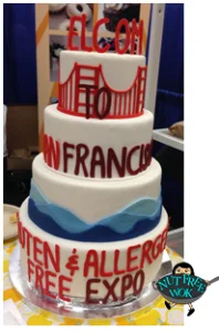 GFAF Expo SF 2014 cake by Zest Bakery