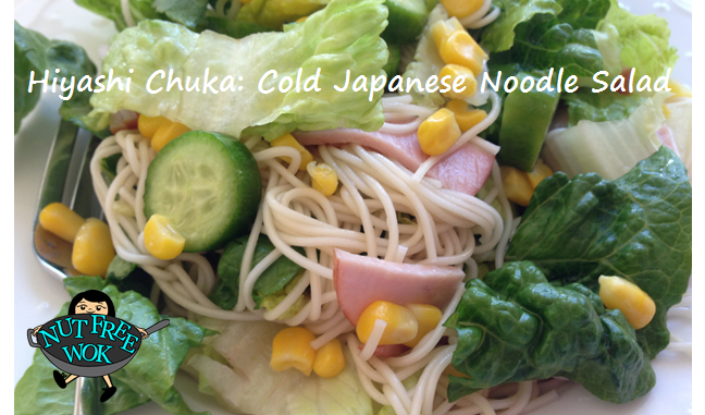 Hiyashi Chuka Cold Japanese Noodle Salad