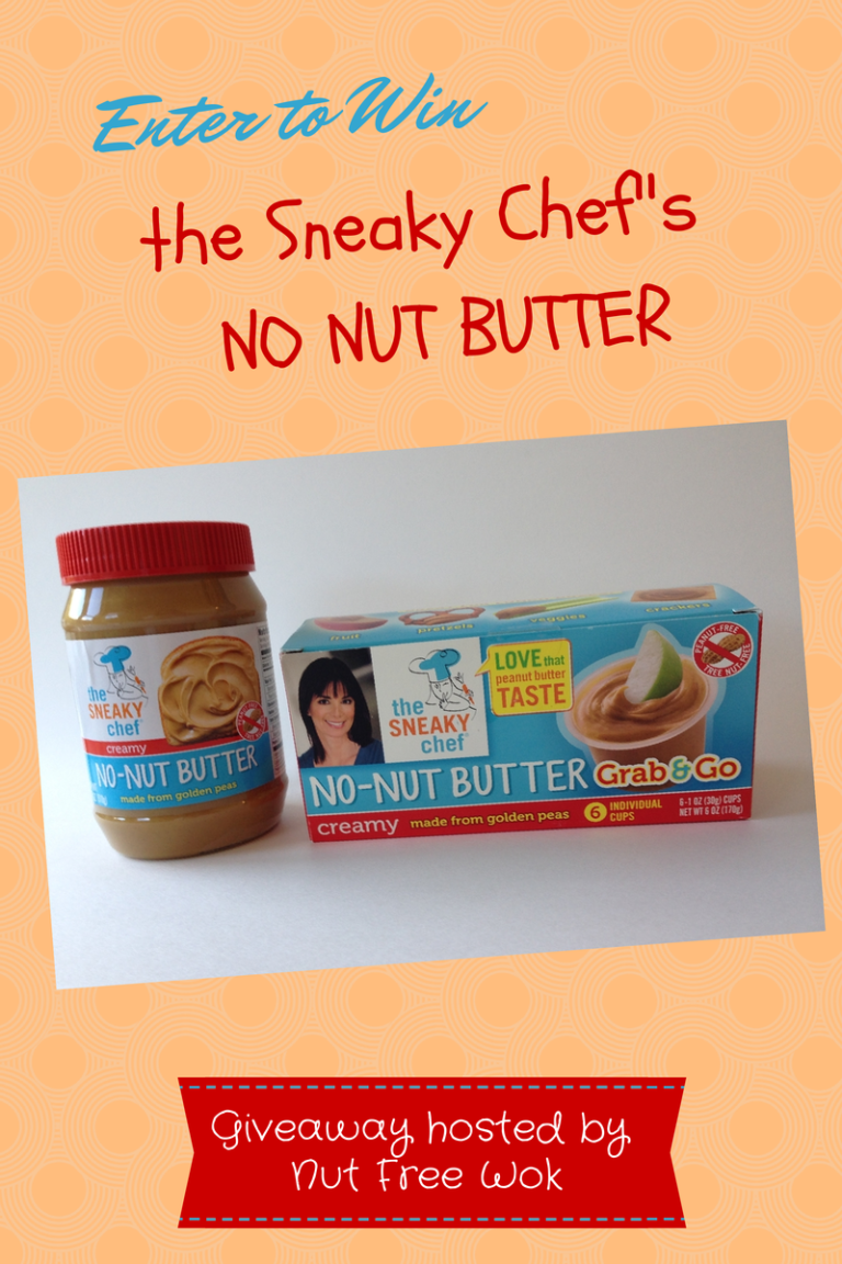 No Nut Butter by The Sneaky Chef: Review and Giveaway