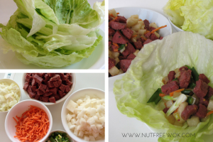 lone mountain wagyu lettuce wrap