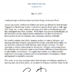 Hope for Food Allergy Awareness: Obama's Presidential Message