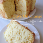 Olive Oil Orange Chiffon Cake Recipe - Award Winning, Nut & Dairy Free