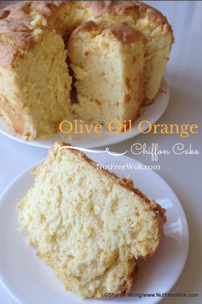 Olive Oil Orange Chiffon Cake