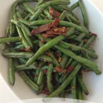 Easy & Low-Fat Chinese Green Beans with Turkey Bacon Recipe