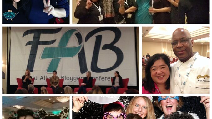 collage of photos from A Fabulous Time at #FABlogCon NutFreeWok