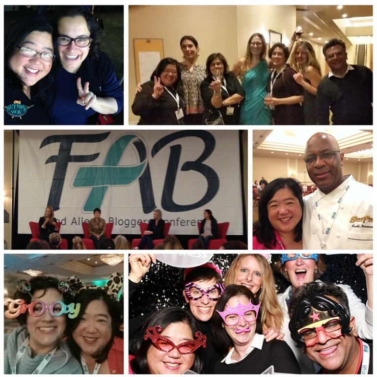 collage of photos from A Fabulous Time at #FABlogCon NutFreeWok