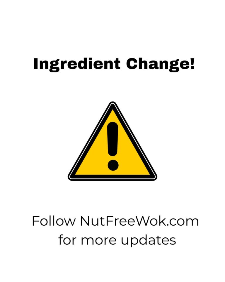 ingredient change warning