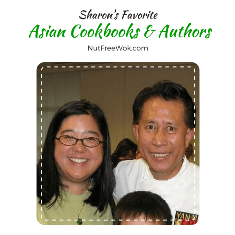 Sharon pictured with chef Martin Yan Sharon's Favorite Asian Cookbooks & Authors