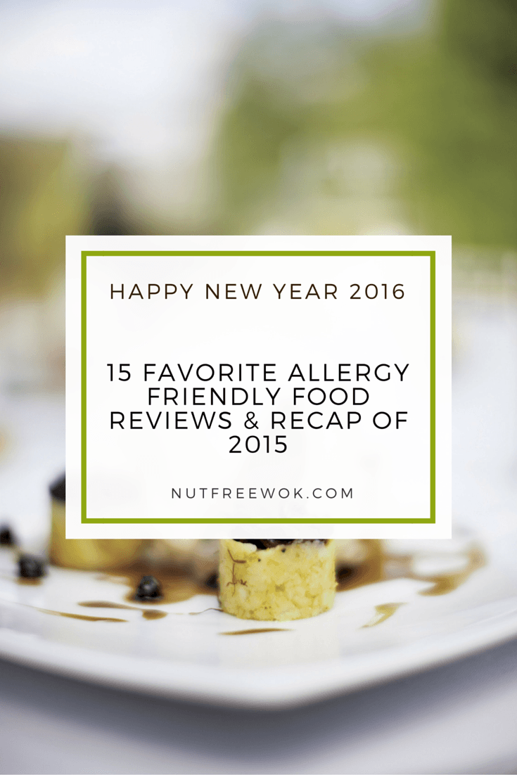 15 Favorite Allergy Friendly Food Reviews & Recap of 2015