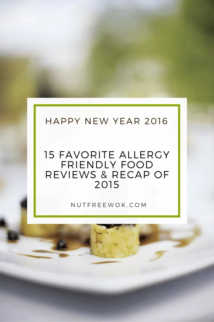 15 Favorite Allergy Friendly Food Reviews & Recap of 2015