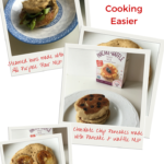 Collage of different ways to use the pancake waffle mixEnjoy Life Foods Baking Mixes Make Cooking Easier
