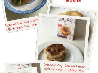 Collage of different ways to use the pancake waffle mixEnjoy Life Foods Baking Mixes Make Cooking Easier