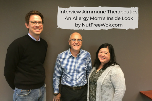 Dr. Vickery, Dr. Dilly, and Sharon Interview Aimmune Therapeutics: An Allergy Mom’s Inside Look