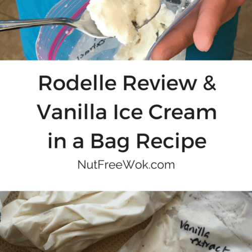 Rodelle Review & Vanilla Ice Cream In A Bag Recipe - Nut Free Wok