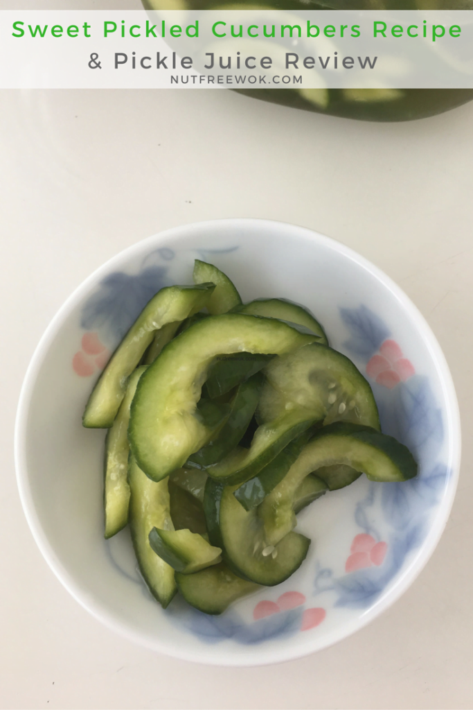 Sweet Pickled Cucumbers Recipe & Pickle Juice Review