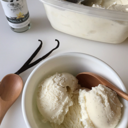 Homemade Vanilla Bean Ice Cream - Don't Waste the Crumbs