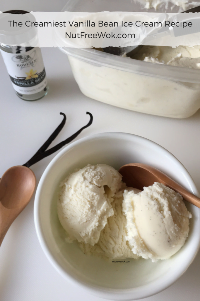 The Creamiest Vanilla Bean Ice Cream Recipe Nut Free Wok