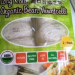 Package of Long Kow Organic bean vermicelli Fuzzy Melon (Moa Gua) with Vermicelli Recipe