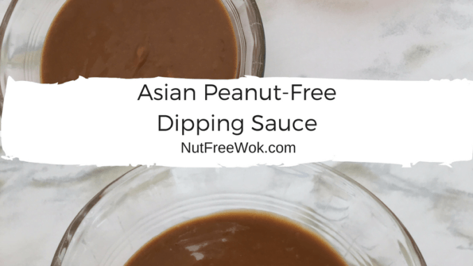 Asian Peanut-Free Dipping Sauce