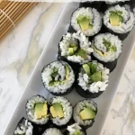 Easy and Allergy Friendly Cucumber and Avocado Sushi Rolls