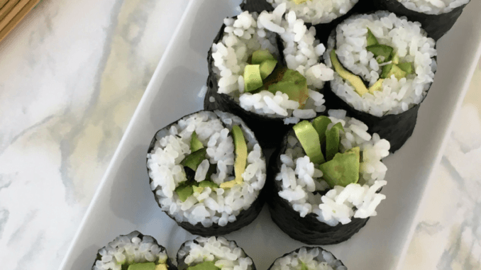 Rectangular Wood Sushi Press for Making Perfect Sushi Rolls