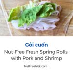 collage to show how to roll goi cuon