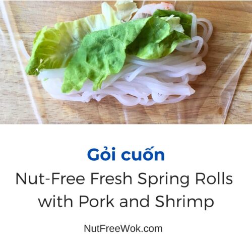 collage to show how to roll goi cuon