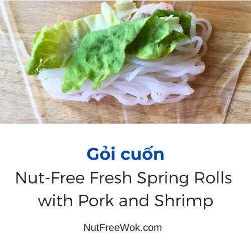 collage to show how to roll goi cuon