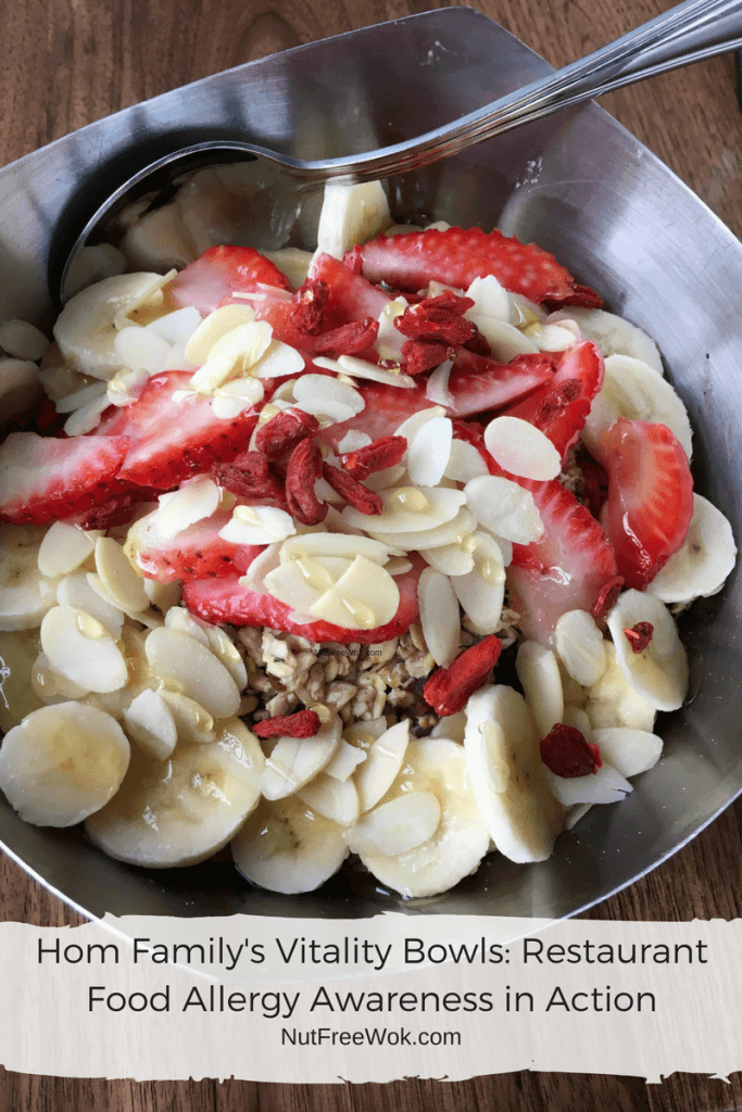 Hom Family's Vitality Bowls: Restaurant Food Allergy Awareness in Action