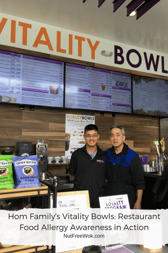 Hom Family's Vitality Bowls: Restaurant Food Allergy Awareness in Action