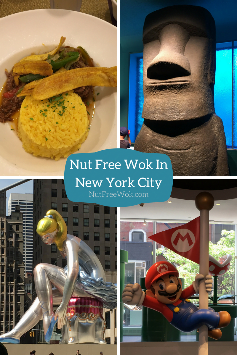 Nut Free Wok in NYC Havana Central Natural History Rockerfeller Nintendo