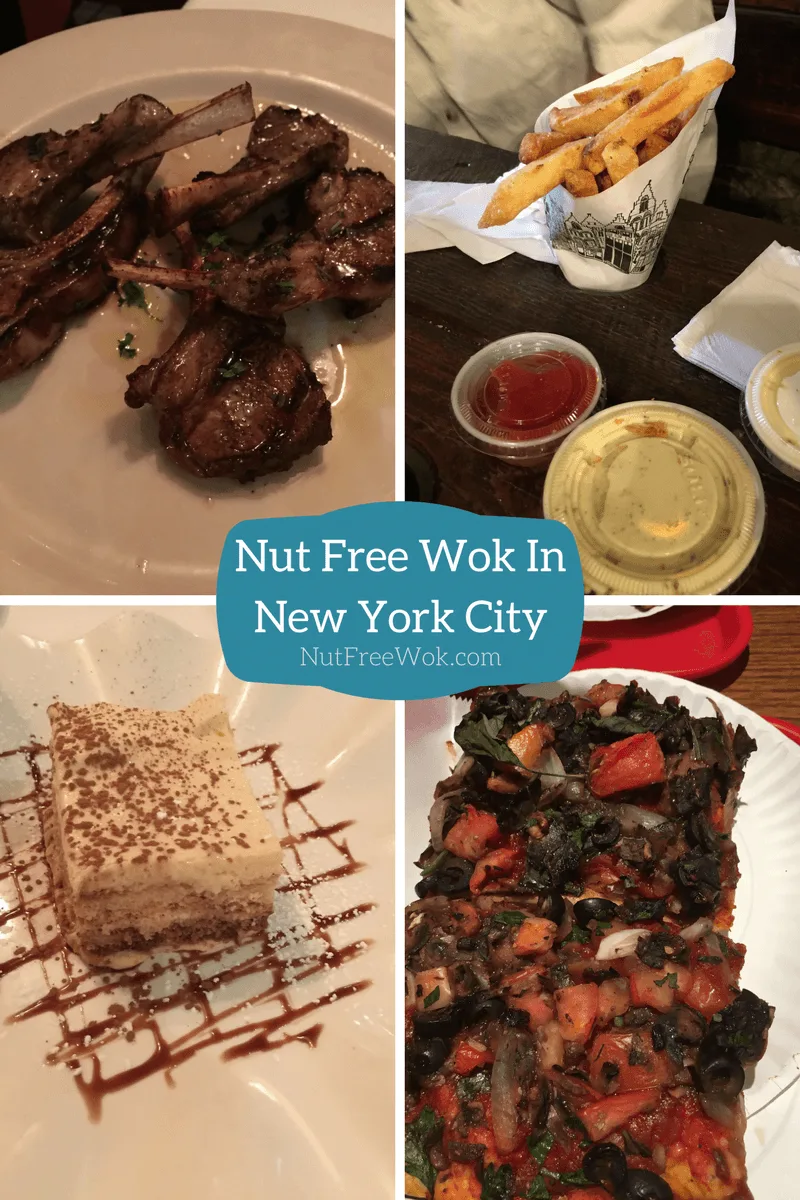 Nut Free Wok NYC Monte Pomme Frite Pizza Suprema