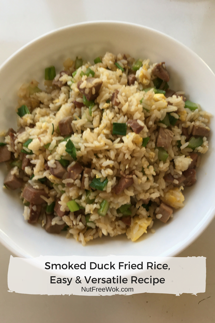 Ready to serve Smoked Duck Fried Rice #nutfree #dinneridea