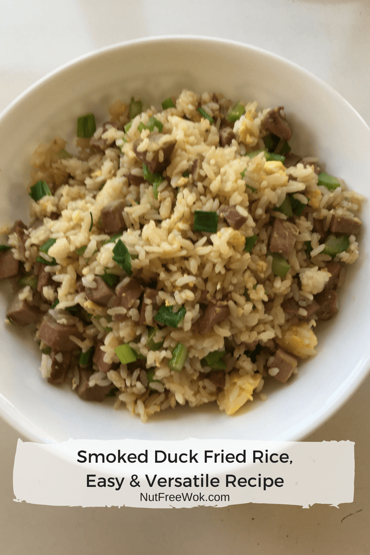 Smoked Duck Fried Rice easy versatile recipe