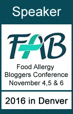 speaker Food allergy blogger conference 2016