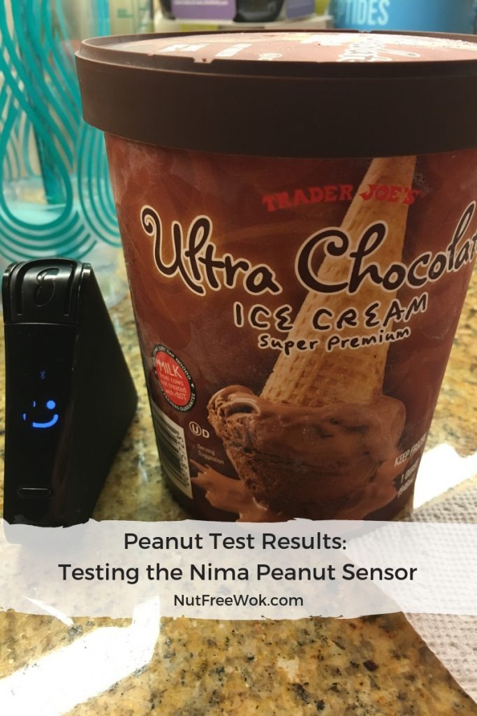 Nima peanut test results Trader Joe's Chocolate Ice cream :)