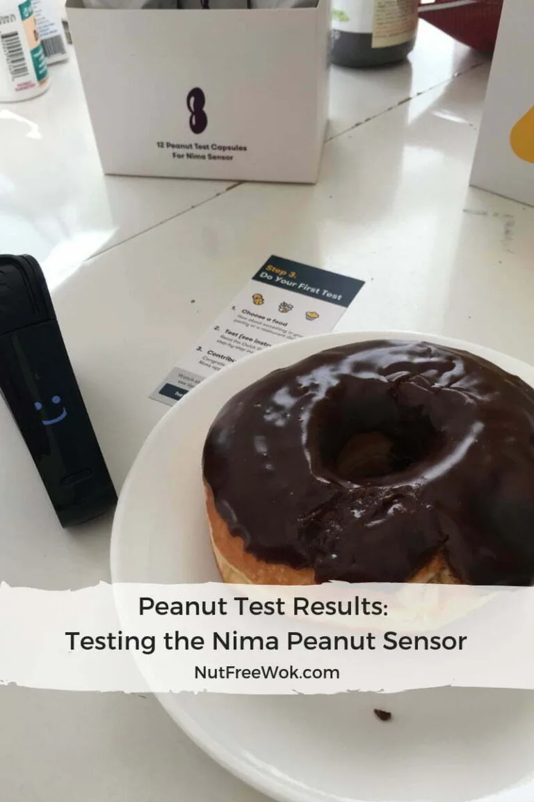 Chocolate donut nima peanut test result :)