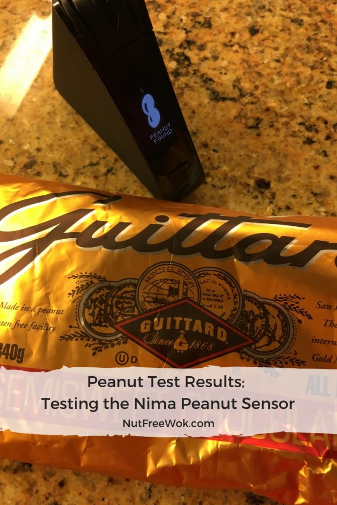 Nima peanut test results guittard chocolate chip peanut detected