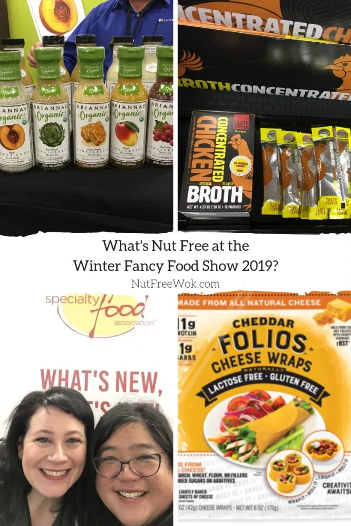 Nut free WFFS19: Introducing Briannas new organic salad dressings and Taste Toppers' concentrated chicken broth. I was so happy when my friend Erica Dermer (Celiac and the Beast) found me at the Folios booth and we both marveled at their tasty gluten free, lactose free cheese wraps. 