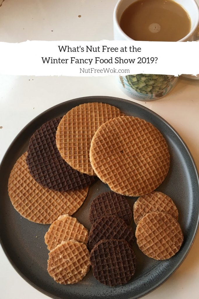 Nut free WFFS19 One cup of coffee, so many Daelmans Stroopwafels to choose from: honey, chocolate-caramel, caramel, maple, mini honey, mini chocolate-caramel, and mini caramel!