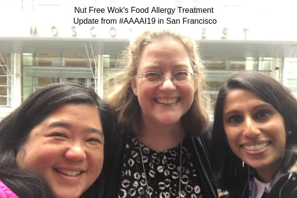 Sharon Wong, Dr. Julie Brown, and Dr. Sakina Bajowala at Moscone Center for #AAAAI19