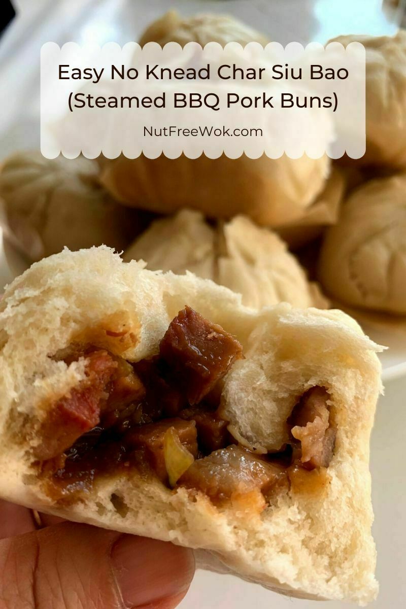 Easy No Knead Char Siu Bao Steamed Bbq Pork Buns Nut Free Wok Recipe Nut Free Wok