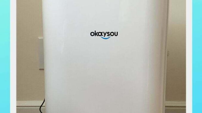 Front view of Okaysou AirMax8L Air Purifier