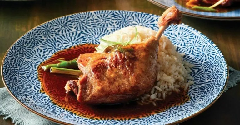 Soy-Braised Duck Legs with Ginger and Scallion Instant Pot Recipe