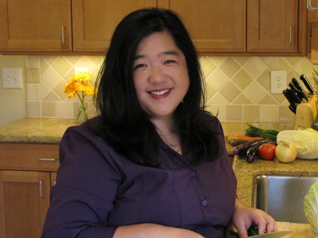 Sharon Wong in her kitchen