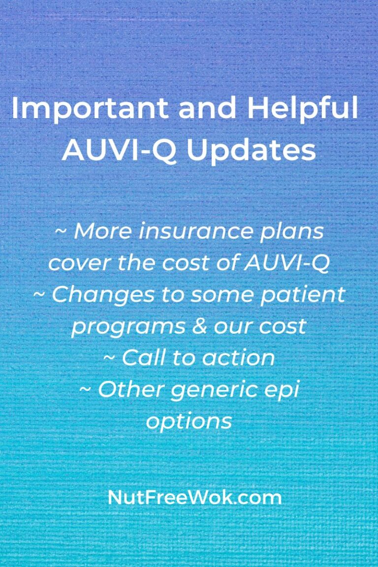 important and helpful Auvi-Q update in white letters on a blue ombre background with a summary of topics