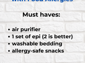 short list of must have dorm room essentials for college students with food allergies